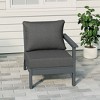 WestinTrends  Avalon Outdoor Patio HDPE Right Arm Facing Sectional Corner Club Chair with Patio Cushions - 2 of 4