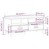 vidaXL TV Stand Storage Media Console Entertainment Center Solid Wood Pine - 4 of 4