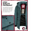 CANADA WEATHER GEAR Girls’ Winter Coat – Stadium Length Quilted Puffer Parka Jacket (7-16) - 3 of 4