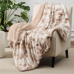 Bedsure- Cloud Soft PV Blanket ,Comfy Plush and Furry Faux Fur - 1 of 4