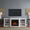 Real Flame Valmont TV/media Stand Fireplace White - image 2 of 4