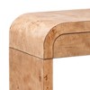 NicBex Unique Burl Veneer Console Table with Storage,Entryway Table with 2 Drawers & Metal Handles,Foyer Table for Hallway,Living Room - 4 of 4