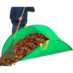 Leaf Collector, Portable Pop Up Leaf Bags, Foldable Leaf Pick Up Tools, Reusable Yard Garden Bags for Leaves Lawn Trash - 1 of 4