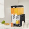 VEVOR Commercial Beverage Dispenser, 2 Tanks 10 L / 10.6 QT Per Tank Juice Dispenser, 270W Stainless Steel Ice Tea Drink Machine - 2 of 4