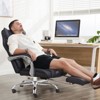 Rbied Ergonomic Office Chair Home Desk Chair with Retractable Footrest and Adjustable Backrest, Reclining Office Chair with Linkage Armrest - 2 of 4