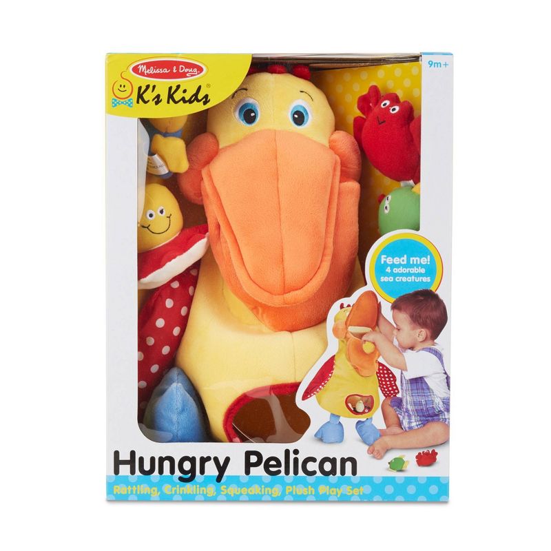 Melissa &#38; Doug K&#39;s Kids Hungry Pelican Soft Baby Educational Toy, 4 of 11