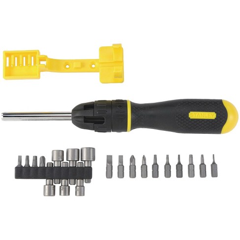 Stanley Tools 20-Piece Multi-Bit Ratcheting Screwdriver Set, 62-574 in Black - image 1 of 3