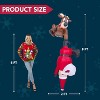 Paaaawaters 8 FT Hanging Christmas Inflatables Decoration, Christmas Inflatable Reindeer and Climbing Santa - 4 of 4