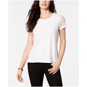 Tommy Hilfiger Womens Lace Pullover Blouse - 1 of 1