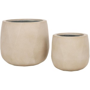 Kane Planter Pot Set Of 2 - PAT1536 - Indoor/Outdoor -Safavieh - 1 of 4
