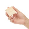 Bright Creations 15 Pack Unfinished Wood Squares Cutout Tiles for Crafts, Engraving, Wood Burning, 2x2 in - 3 of 4