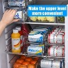 LunaLulinlk Double Layers Soda Can Fridge Storage Organisers, Automatic Drink Can Dispenser, Can Dispenser Rack, Rolling Tin Can Storage - 2 of 4