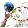 AND1 Chaos Rubber Basketball (Drip Collection), Official Size 7 (29.5”), Indoor/Outdoor Streetball, Sold Deflated (Pump Not Included), Blue/Black - 3 of 4