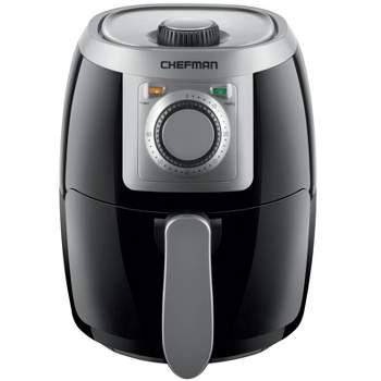 Chefman 2 Qt Air Fryer with Temperature Control and Timer - Black
