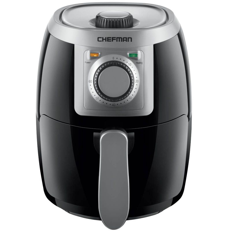 Chefman 2 Qt Air Fryer with Temperature Control and Timer - Black, 1 of 15