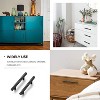 30 Pack Black Cabinet Pulls Kitchen Drawer Handles Hole Center Matte Black Cabinet Hardware Stainless Steel - 4 of 4