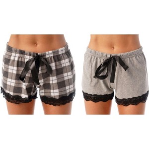 Just Love Womens Pajama Shorts  Soft Cotton Lounge Sleep Shorts with Drawstring Waist - 1 of 2