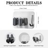 LunaLulinlk 4 Pack Mop Broom Holder No Drilling, 304 Stainless Steel Broom Organizer Wall Mount Heavy Duty Hooks, Non-Slip Broom Hanger, Self-Adhesive - 2 of 4