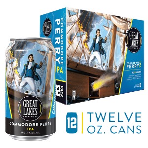 Great Lakes Commodore Perry IPA Beer - 12pk/12 fl oz Bottles - 1 of 2