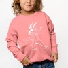 The Juniper Shop Dabbing Bunny Toddler Graphic Sweatshirt - 2 of 2