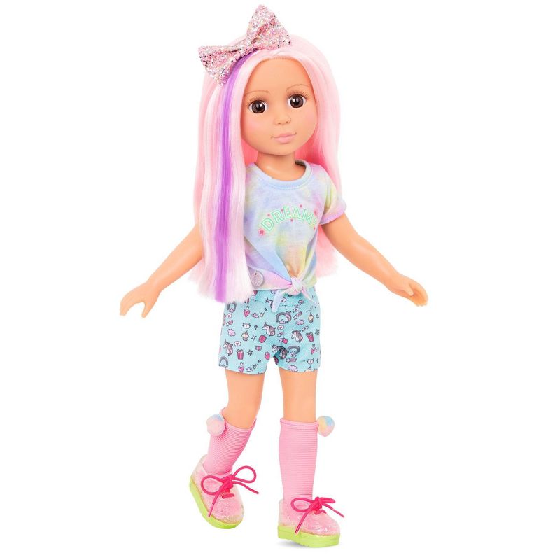 Glitter Girls Poseable Doll with Colored Hair &#38; Accessories - Nixie, 3 of 13