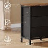 Long Dresser for Bedroom with 10 Fabric Drawers & Power Outlet & LED Light, Entertainment Center TV Stand Dresser for 65"-75" TV - 4 of 4