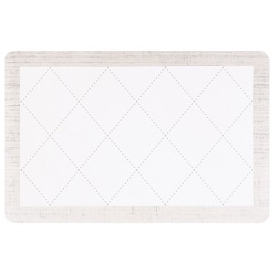 Unique Bargains Non-Slip Waterproof Cushioned Anti-Fatigue Geometry Kitchen Floor Mat - 1 of 4