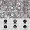 coucheta Multi-size Washable Retro Floral Accent Area Rugs, Vintage Foldable Non Slip Easy Care Carpet, for Living Room, Kitchen, Dining, Bedroom - 4 of 4