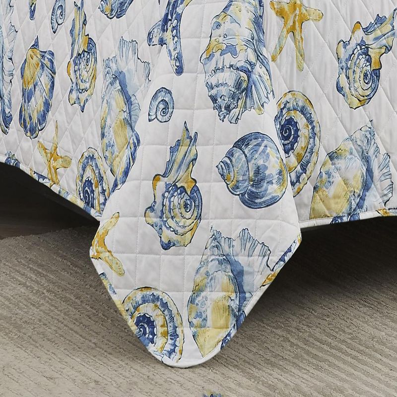 RT Designers Collection Melrose Sunshell 3-Pieces Elegant Stitched Quilt Set OB Multicolor, 3 of 5