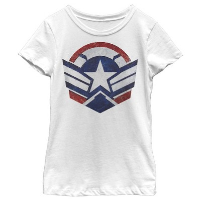 Girl's Marvel The Falcon And The Winter Soldier Captain America New ...