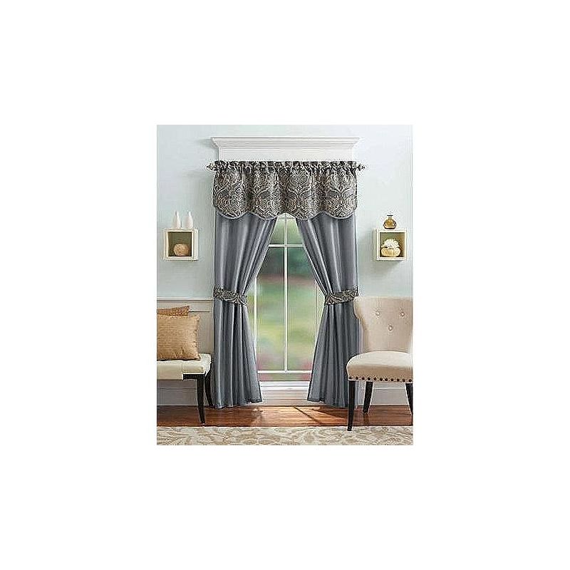 Kate Aurora Complete 5 Pc. Sheer Window in a Bag Curtain & Valance Set, 4 of 5
