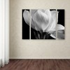 Michael Harrison 'Gardenia' Floating Brushed Aluminum Art - 3 of 3