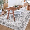 Vintage Area Rug for Living Room, Distressed, Washable, Non-Slip, Ultra-Thin, Soft, Large Area Rug for Bedroom, Dining Room. - 2 of 4