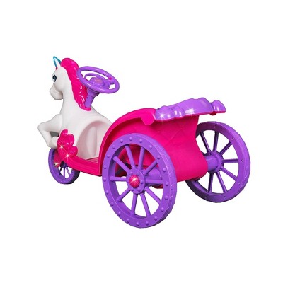 Girls Kids 6v Battery Ride On Car Disney Princess Dream Horse Carriage Motorbike 