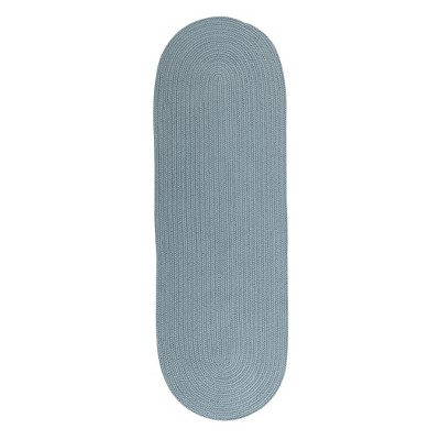 Colonial Mills Boca Raton - Federal Blue 2 Ft x6 Ft Runner (Oval) Rug Indoor/Outdoor 100% Polypropylene