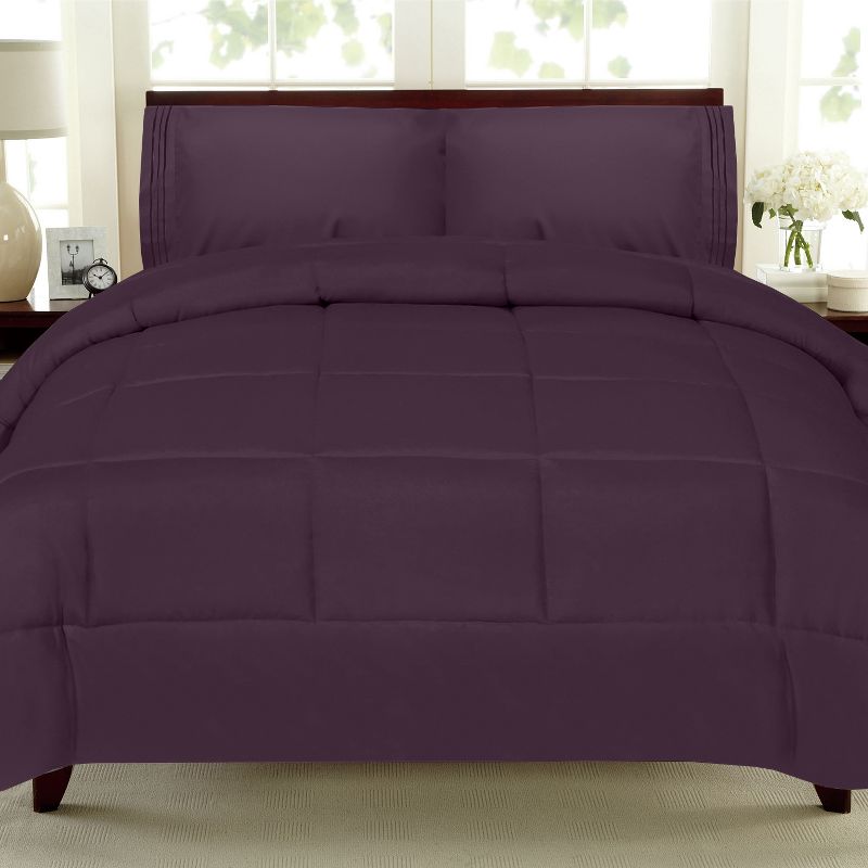 Sweet Home Collection Down Alternative Comforter All Season Warmth Luxurious Plush Loft Microfiber Fill Duvet Insert Bedding, 1 of 2