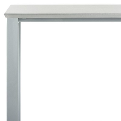 Dalit 47" Gray Wood Writing Desk