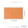 Unique Bargains Heart-shaped Invitation Envelopes for Greeting Cards Wedding Birthday Christmas 5 Pcs - 2 of 4