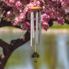 Woodstock Wind Chimes Signature Collection  Chimes of Remembrance  26''  Silver Wind Chime - 2 of 4