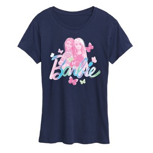 Women's - Barbie - Tie Dye & Butterflies Short Sleeve Graphic T-Shirt - 1 of 4