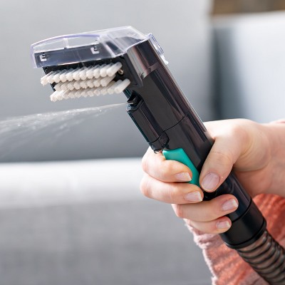 IRIS USA Black and Teal Portable Upholstery Spot Cleaner