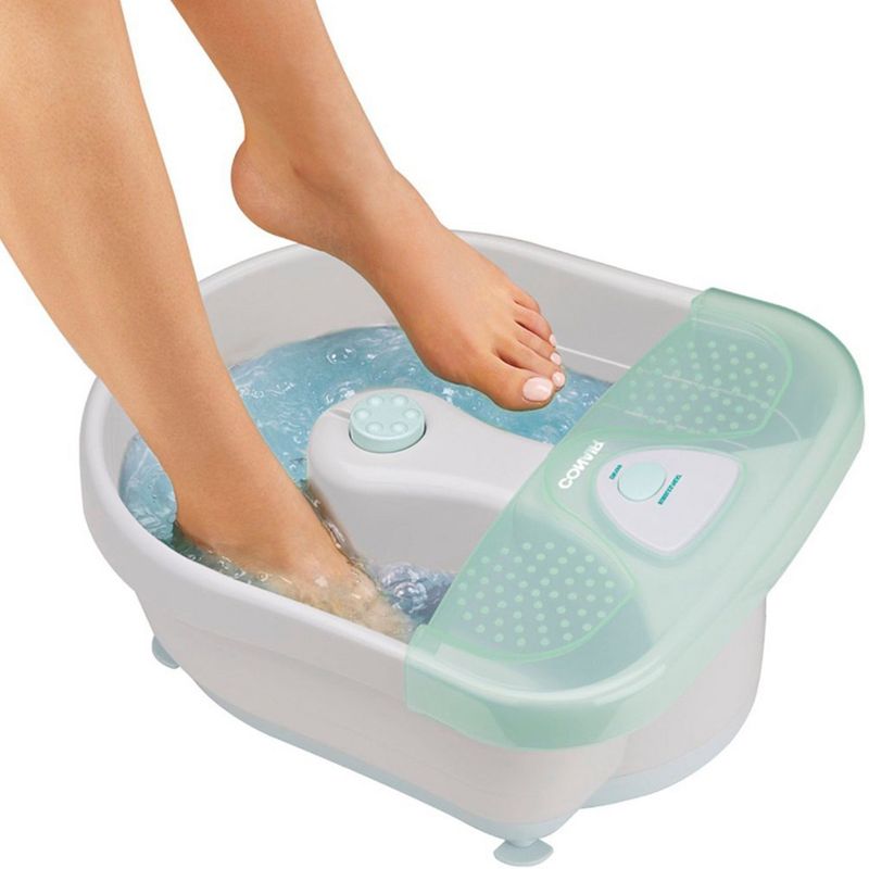 Conair Body Benefits Heated Bubbling Foot Spa Massager in Mint, 5 of 6