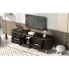 70.9" MDF Modern TV Console Table with 4 Drawers, Sideboard Cabinet with 1 Cabinet and Metal Legs for Living Room - 4 of 4