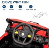 12V UTV Buggy Electric Ride-On Car for Kids, 1-Seater with Parental Remote, LED Lights, Music, Shock Absorbers, Ride-On Toy for Boys Girls - 3 of 4