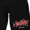 Nightmare On Elm Street Text Logo Men's Black Sleep Pajama Shorts - image 2 of 4