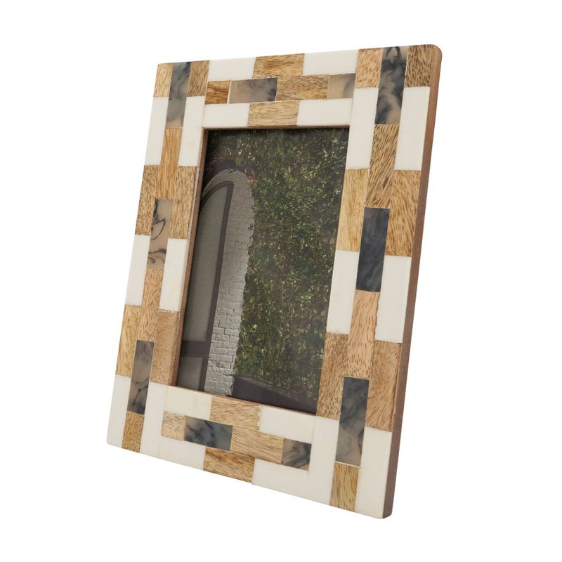 Saro Lifestyle Contemporary Wooden Segment Photo Frame, 1 of 4