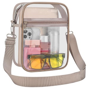Generic Clear Purse Stadium Transparent Messenger Bag Stadium Approved for Men and Women - 1 of 4