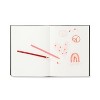 108pg Blank Hardbound Sketchbook 8.5"x11" Black - Mondo Llama™: Lay-Flat, FSC Certified, All Ages, 216 Pages - 3 of 3