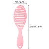 Unique Bargains Grid Hair Brush Shower Detangler Need to Vent Detangling Brush Rubber - 2 of 4