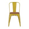 Flash Furniture Perry Commercial Grade Metal Indoor-Outdoor Stackable Chair with All-Weather Polystyrene Seat - 3 of 4